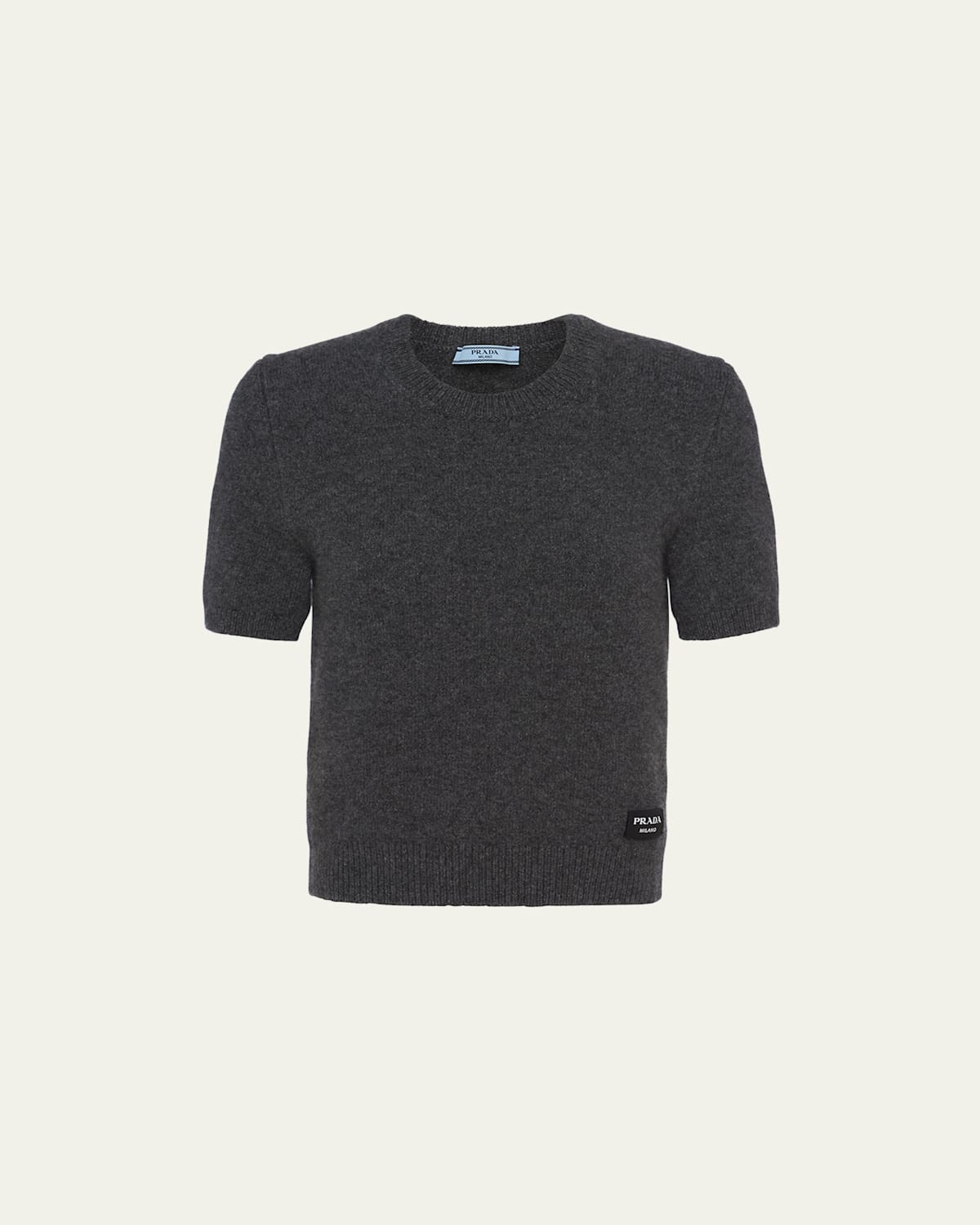Prada Slim Cashmere Sweater In Ardesia