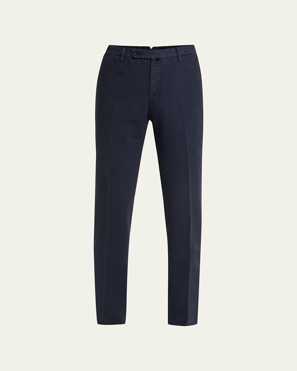 Incotex Blue Cotton Slim Fit Trousers In 821blu Scuro