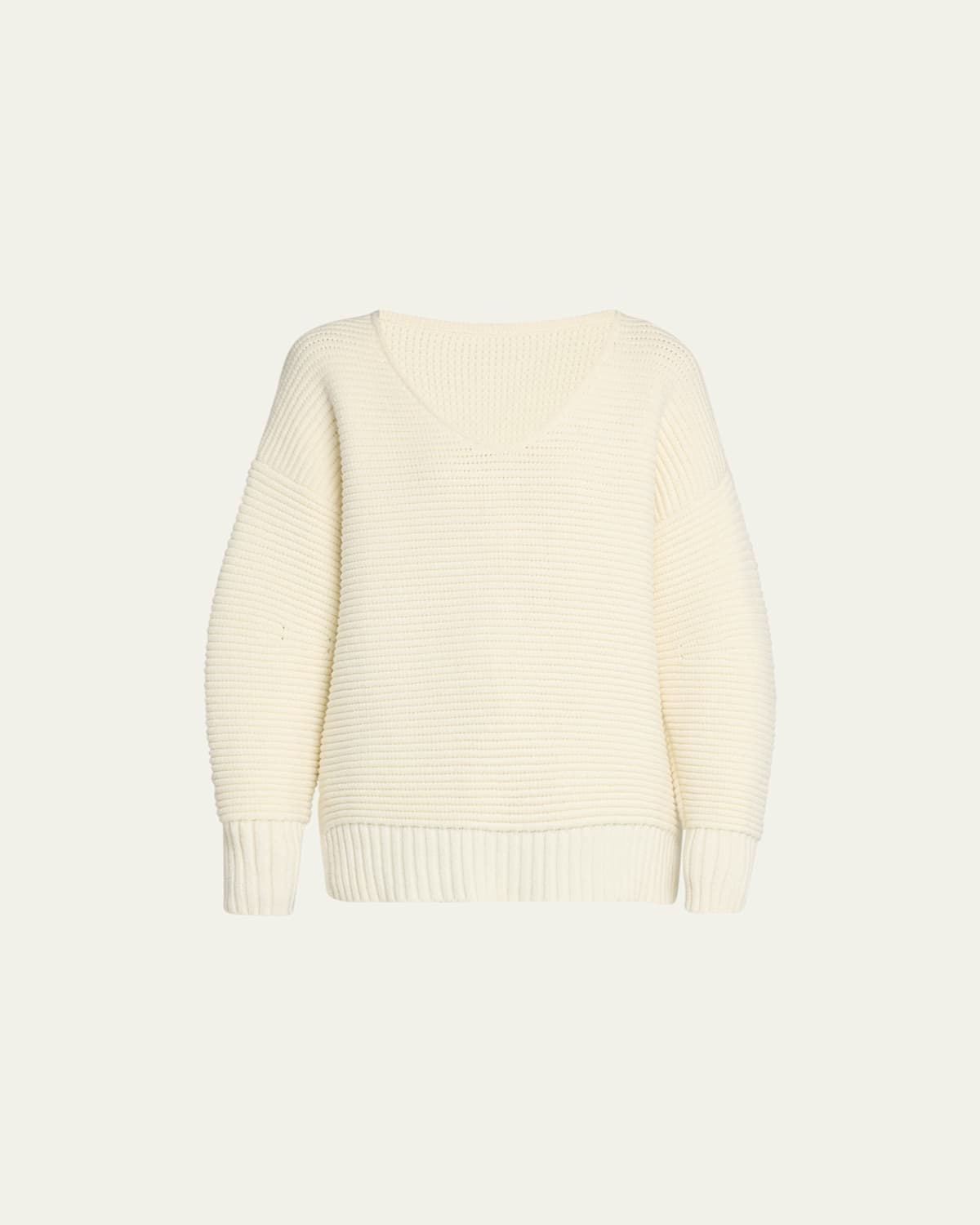 Reversible Ottoman Chunky Wool Sweater