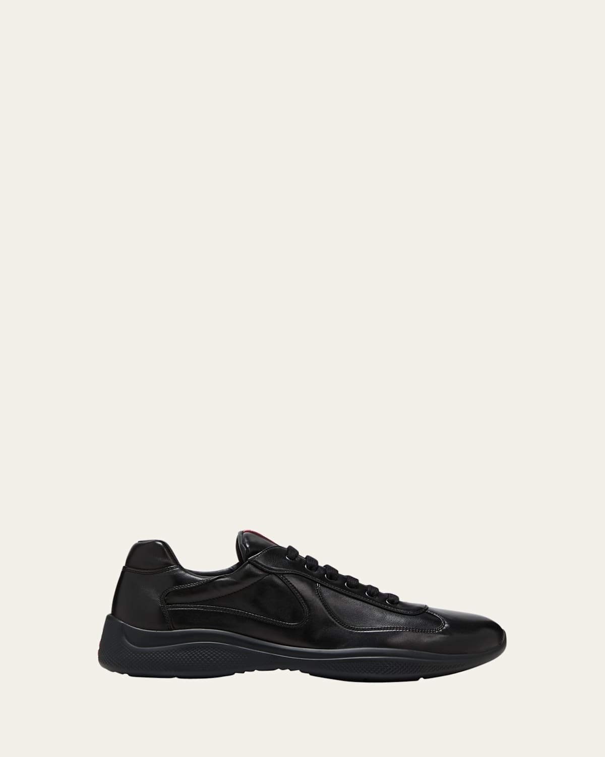Men's Americas Cup Napa Leather Low-Top Sneakers