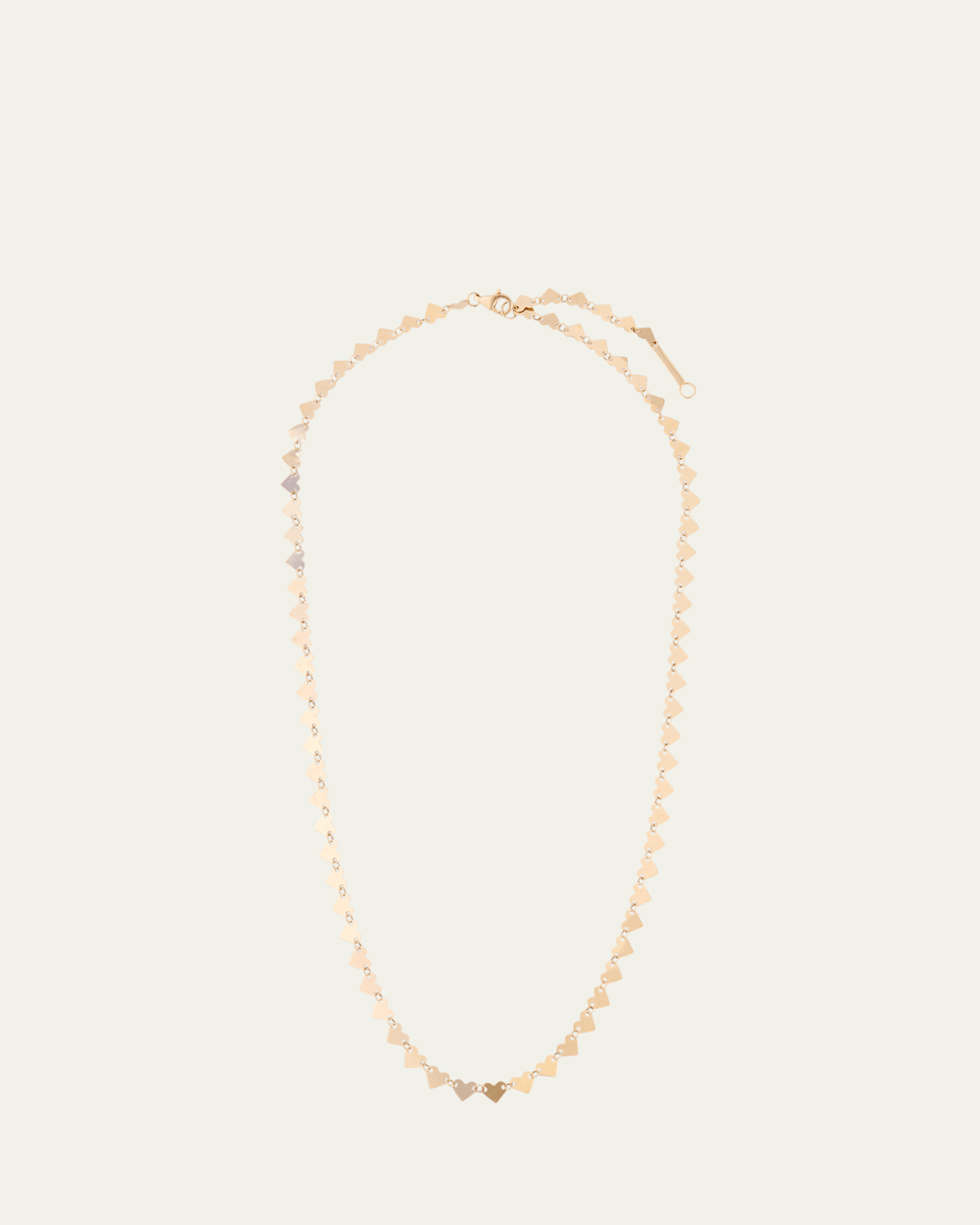 14K Yellow Gold Laser Kite Blake Chain Remix Lariat Necklace, 18"L