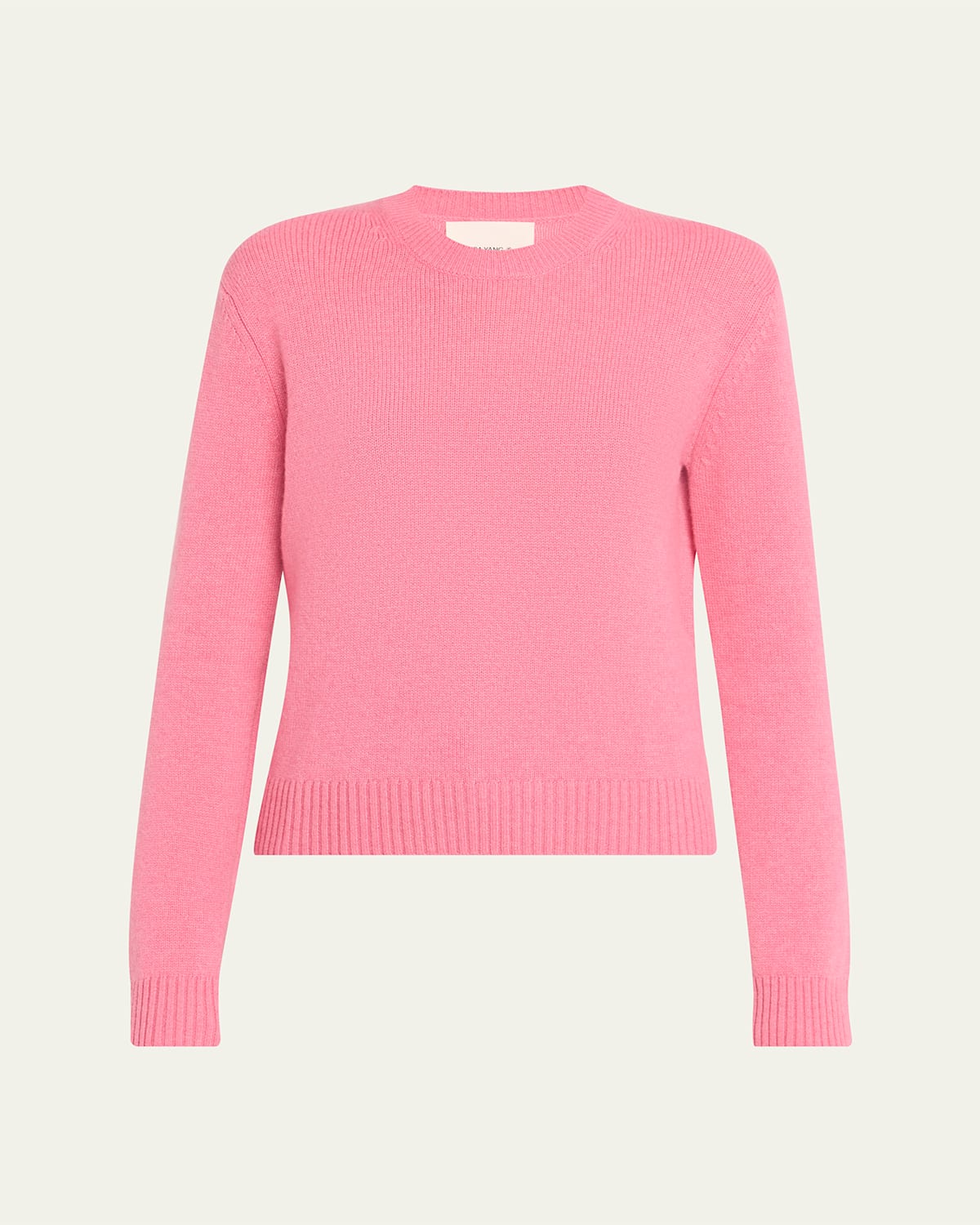Lisa Yang The Mable Cashmere Cropped Sweater In Pink