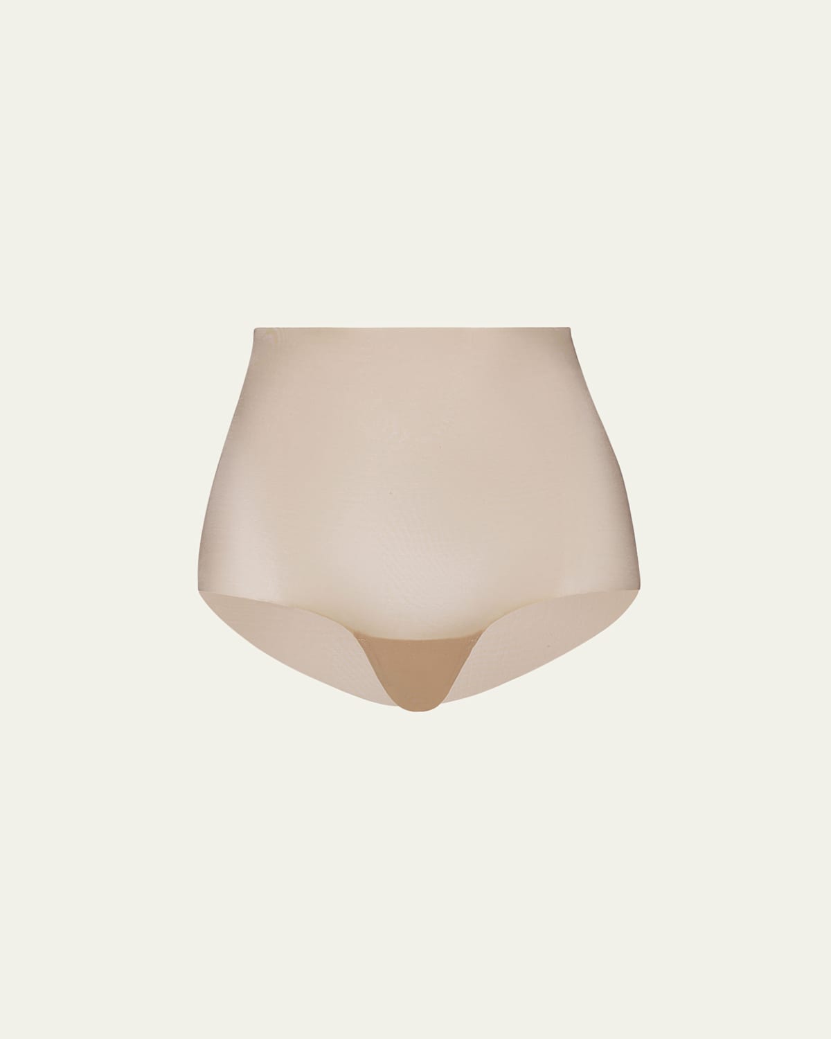 Commando Featherlight Control High-rise Smoothing Briefs In Beige