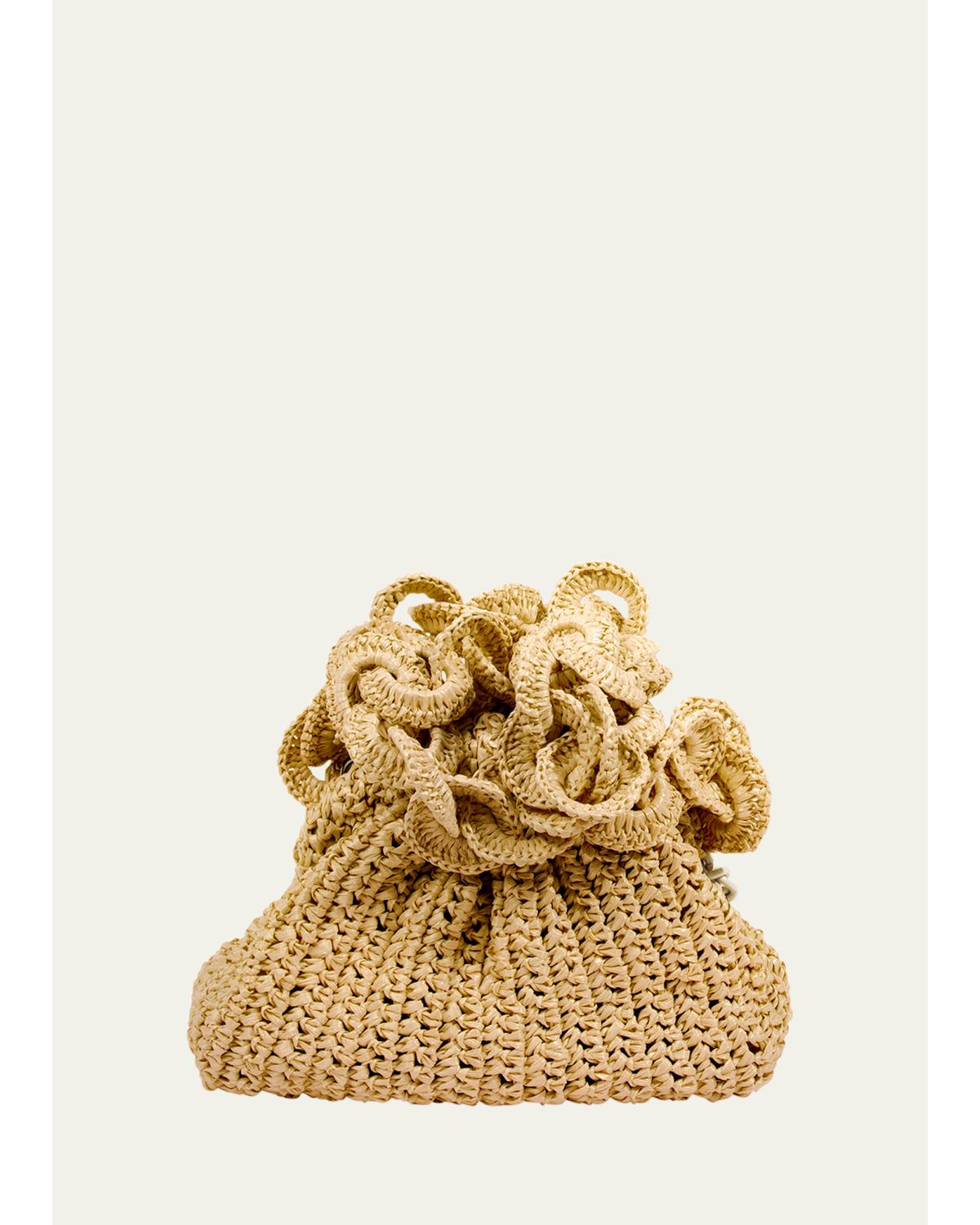 Game Mini Circle Crochet Clutch Bag