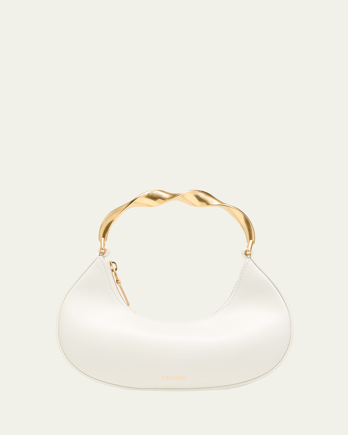 Nixi Twist Leather Top-Handle Bag