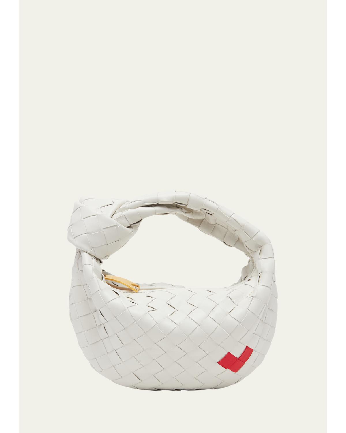 Jodie Mini Heart Intrecciato Top-Handle Bag