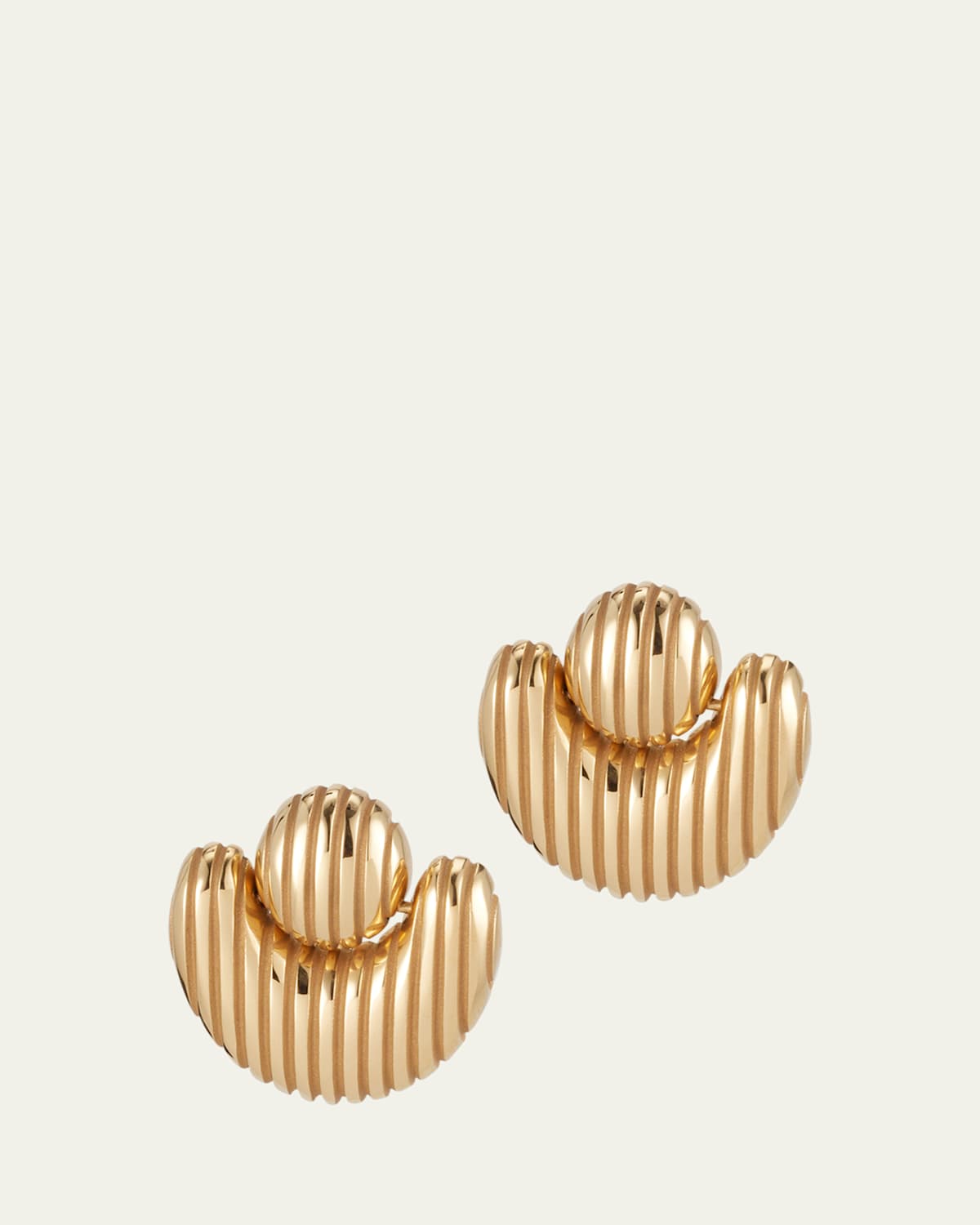 18K Yellow Gold Isla Nest Earrings