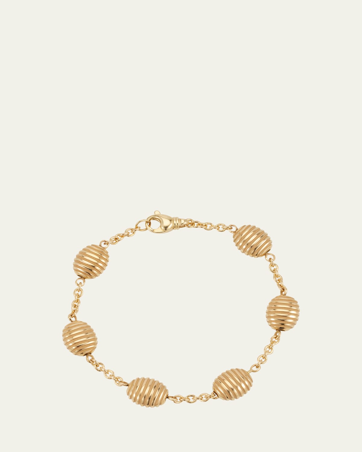 18K Yellow Gold Isla Station Bracelet