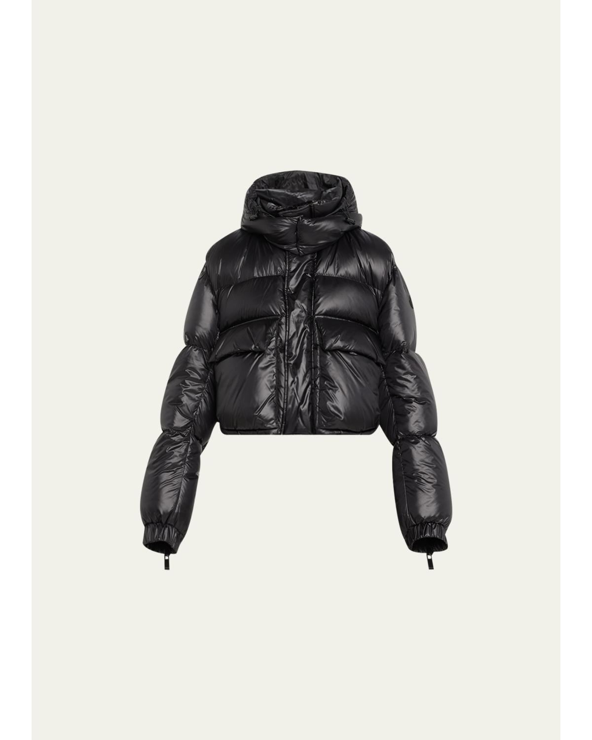 X Sacai Layered Midi Puffer Jacket