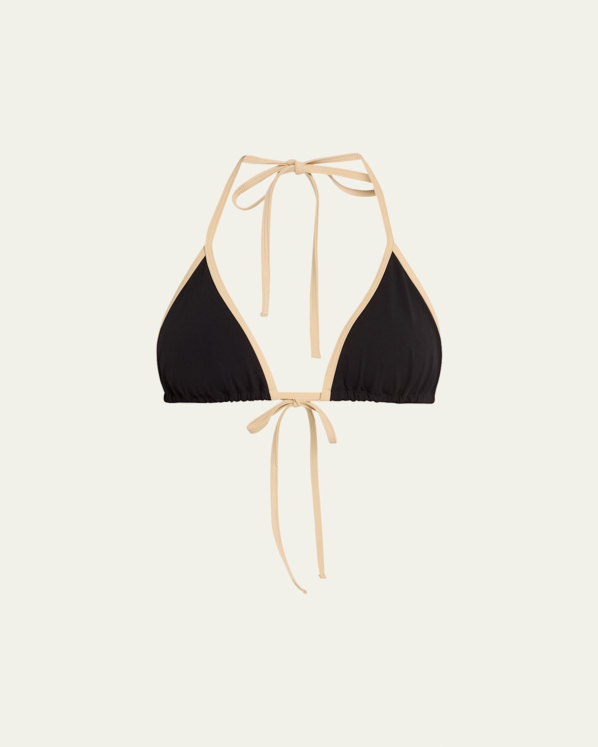 Stripe Tie Bikini Top