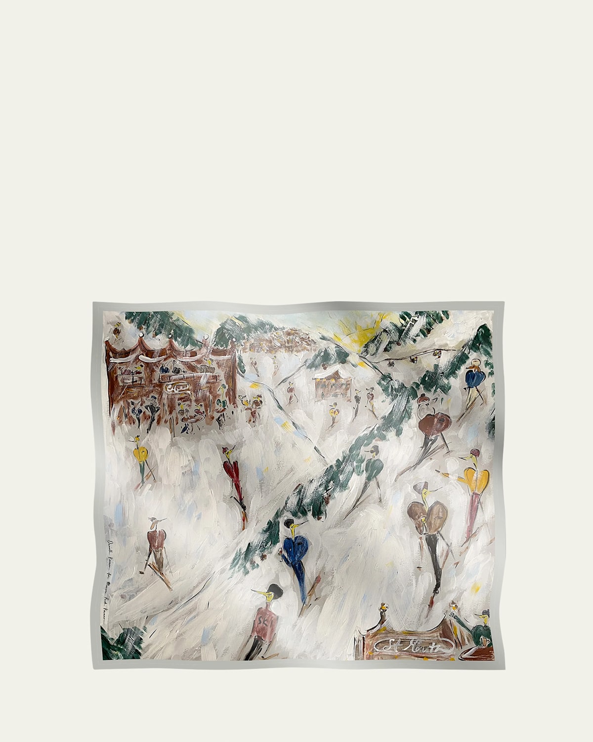 Monica Rich Kosann St. Moritz Silk Square Scarf - Women's Accessories