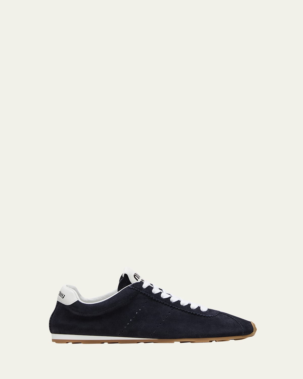 Suede Bicolor Retro Trainer Sneakers