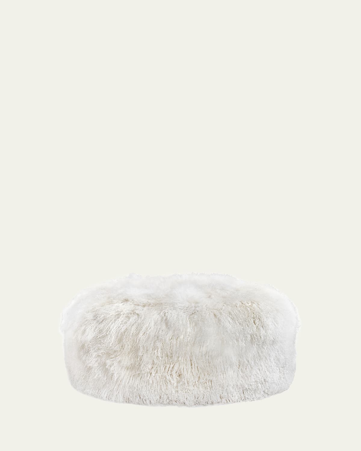 Amal Sheepskin Ottoman