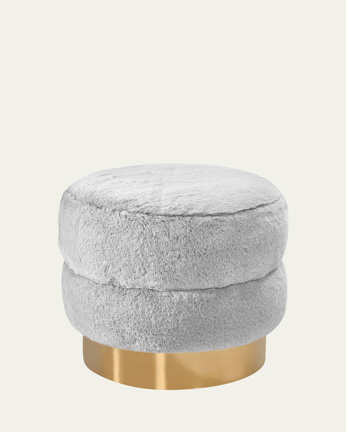 Charlize Faux Fur Stool