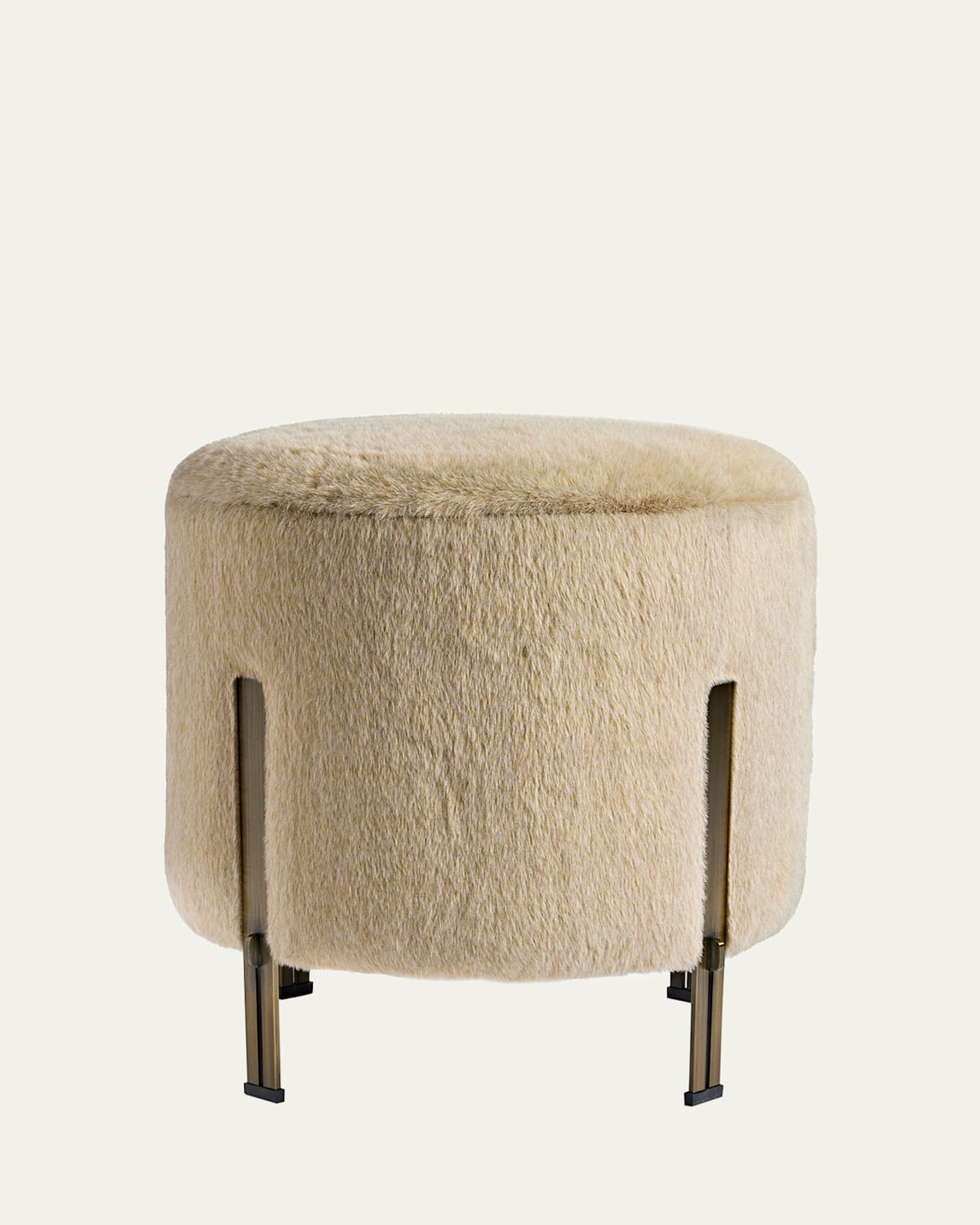 Bexley Faux Fur Stool