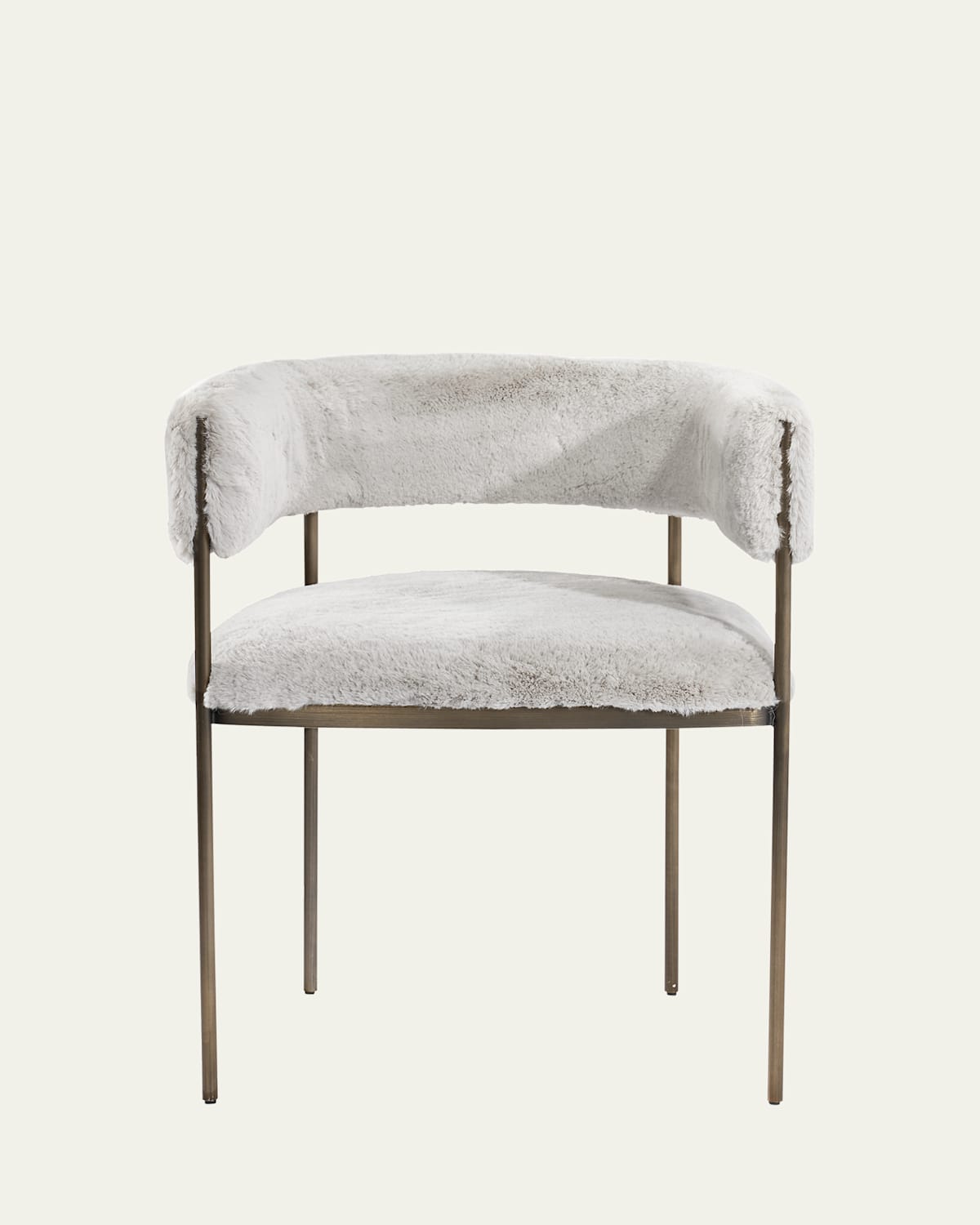 Ryland Faux Fur Dining Chair