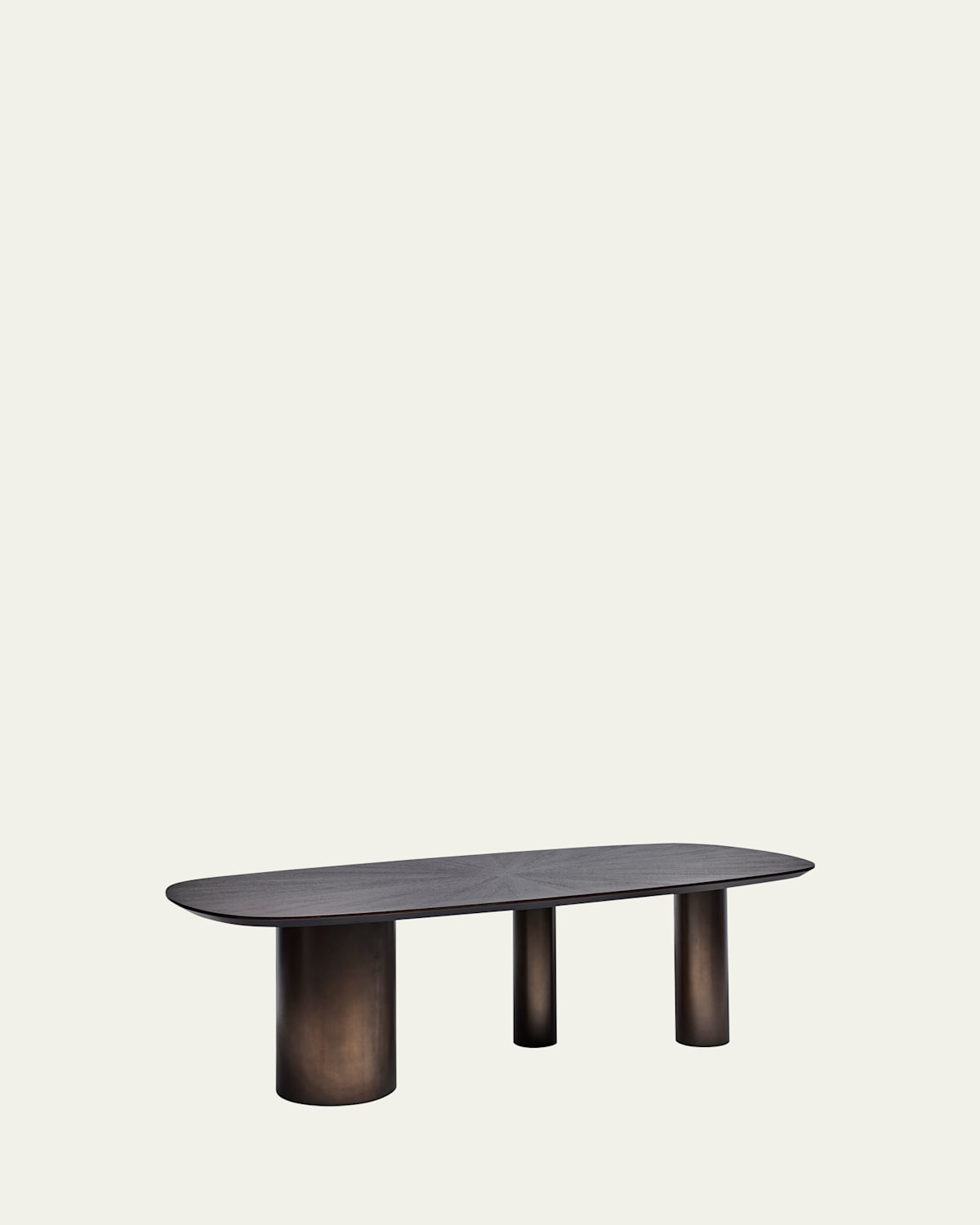 Interlude Home Becket Dining Table In Coffee, Classic Bronze