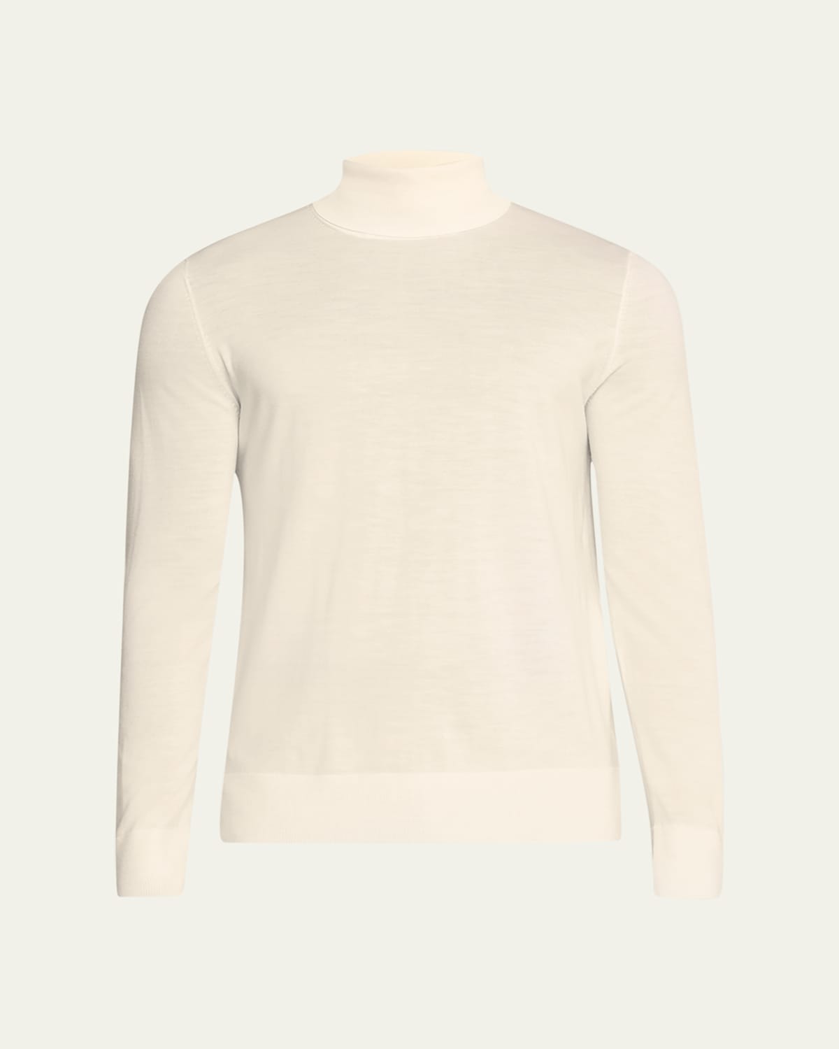 Gabriela Hearst White Jermaine Turtleneck In Navy