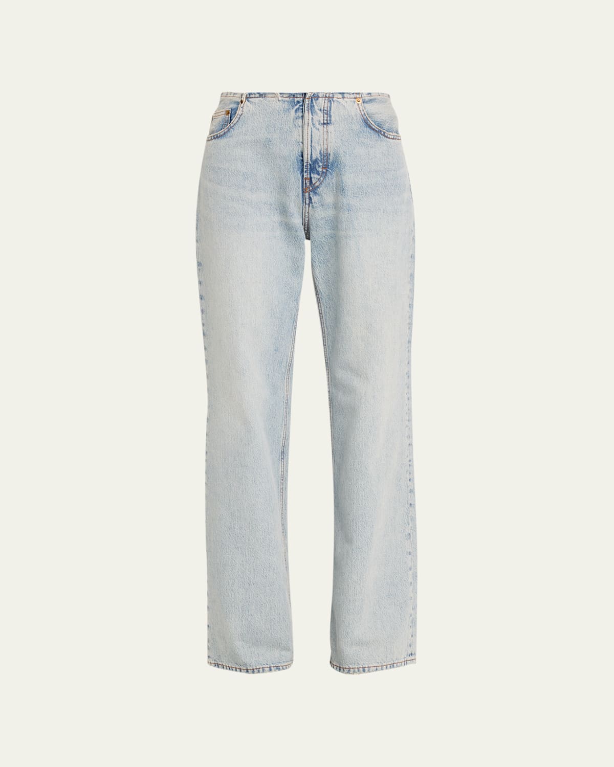 Korea Straight-Leg Jeans