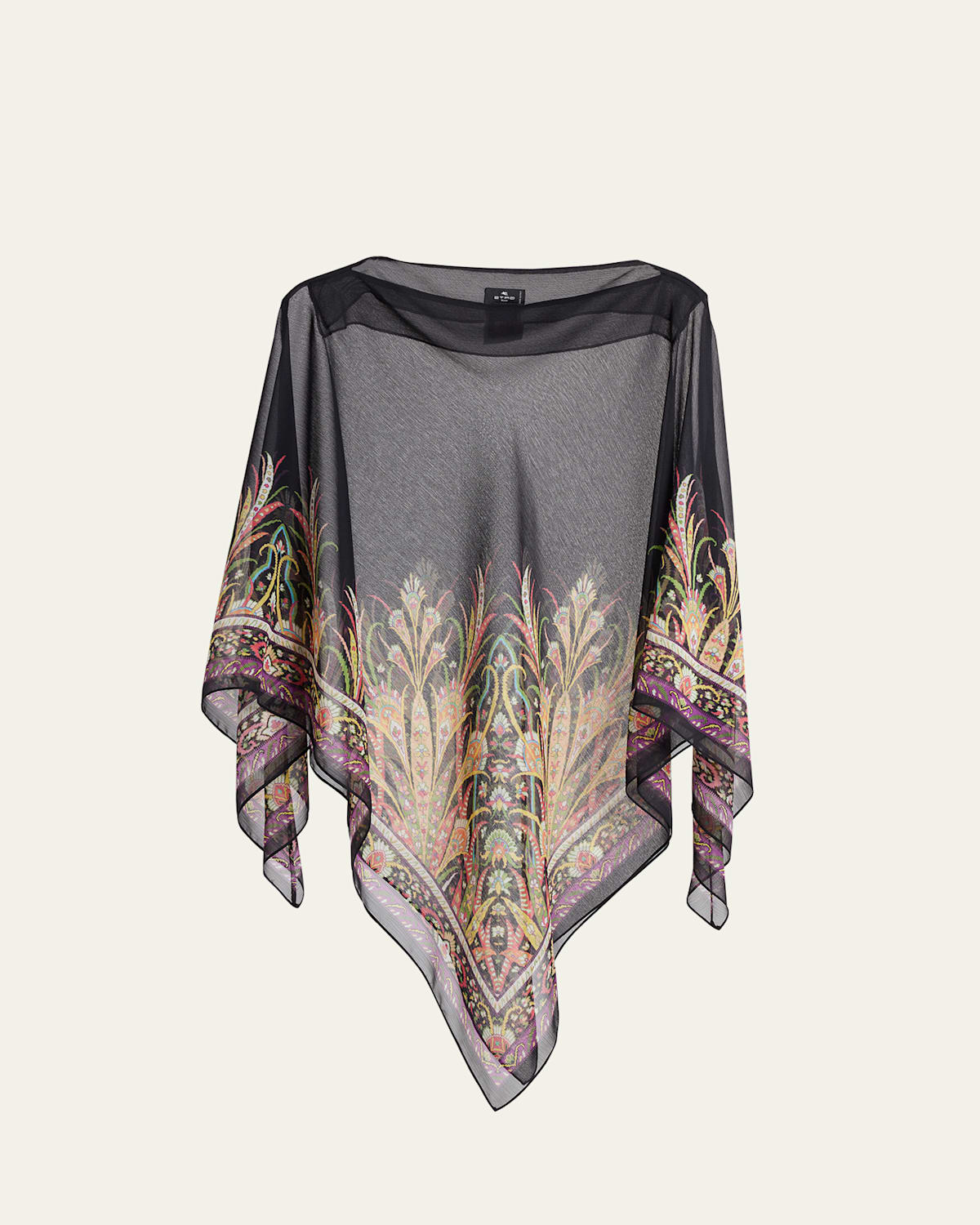 Sheer Patterned Cover-Up