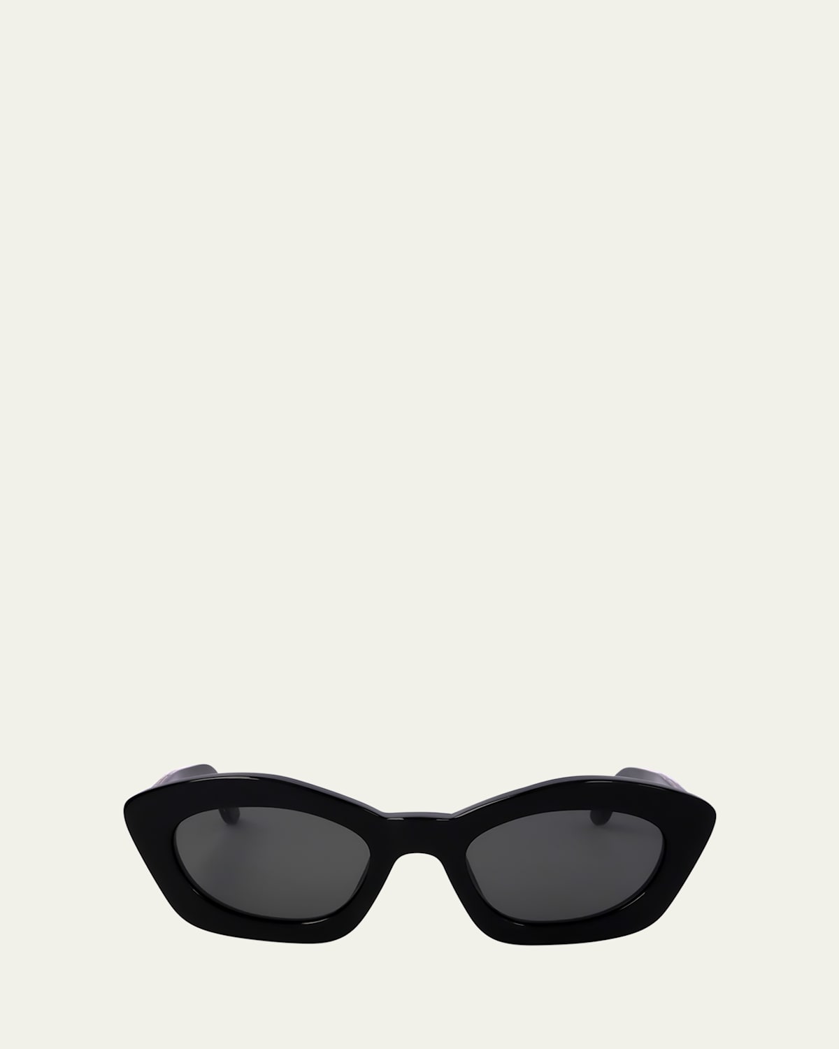 Marni Logo Acetate Cat-eye Sunglasses In Black