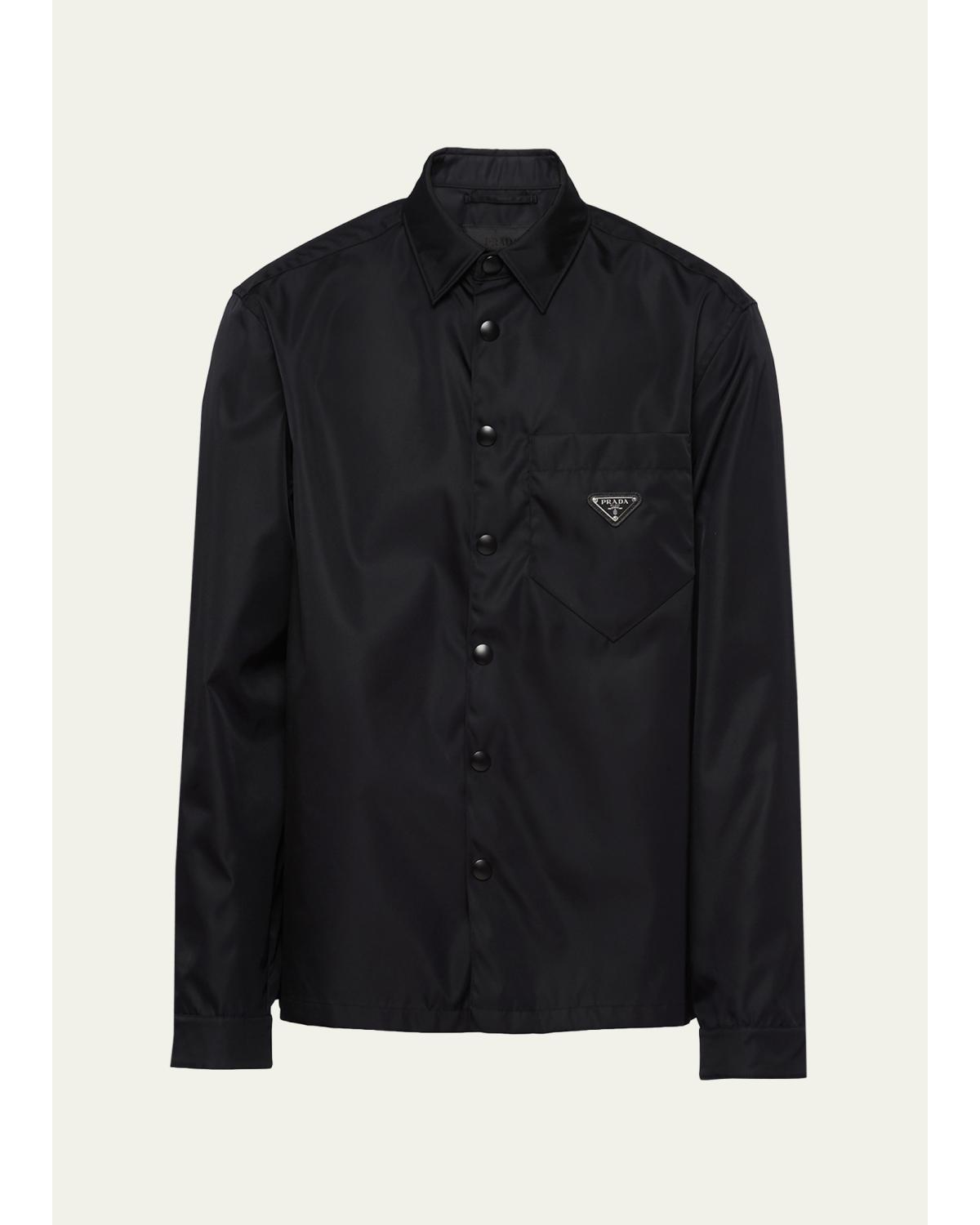 Men'S Re-Nylon Button-Front Shirt