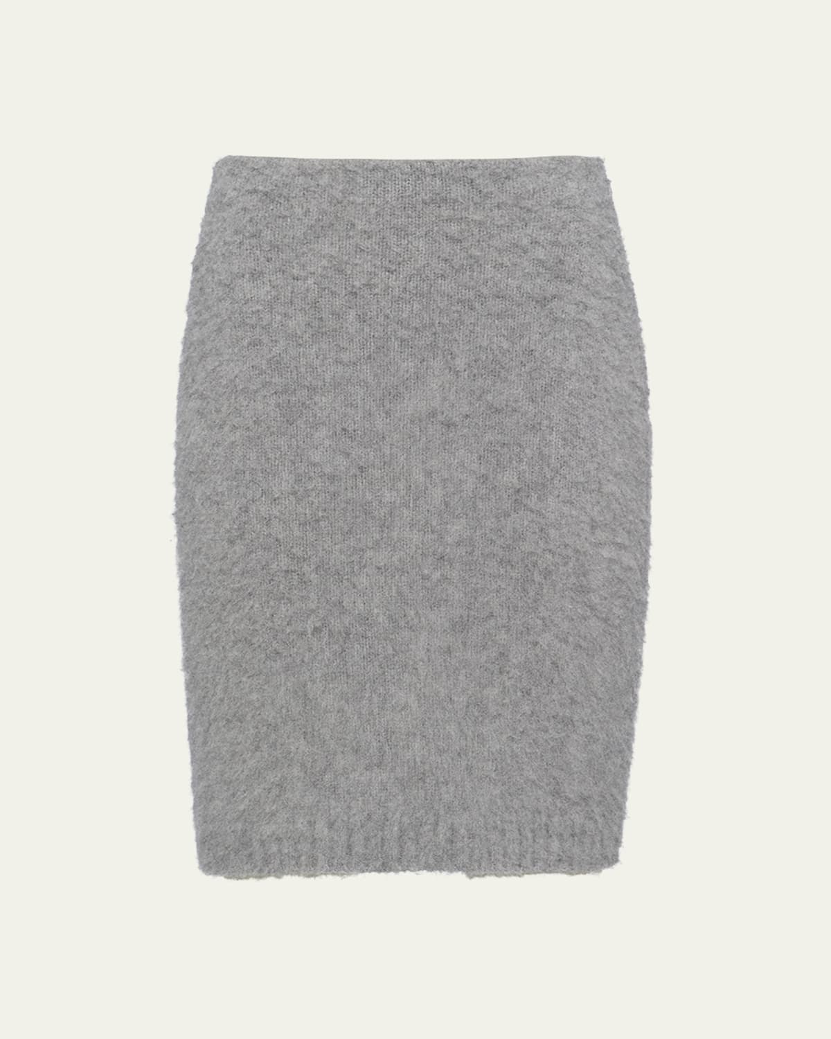 PRADA PENCIL CASHMERE SKIRT 