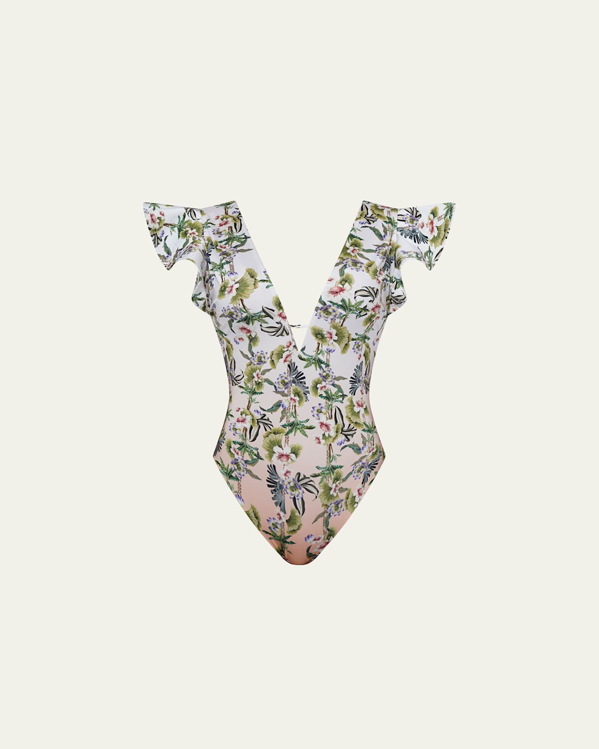 Daffodil-Print Mackenzie One-Piece Swimsuit (A-C Cup)