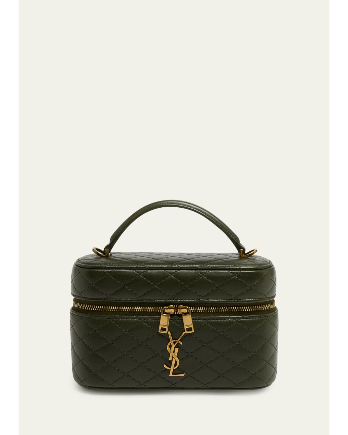 Gaby Vanity Quilted Leather Bag