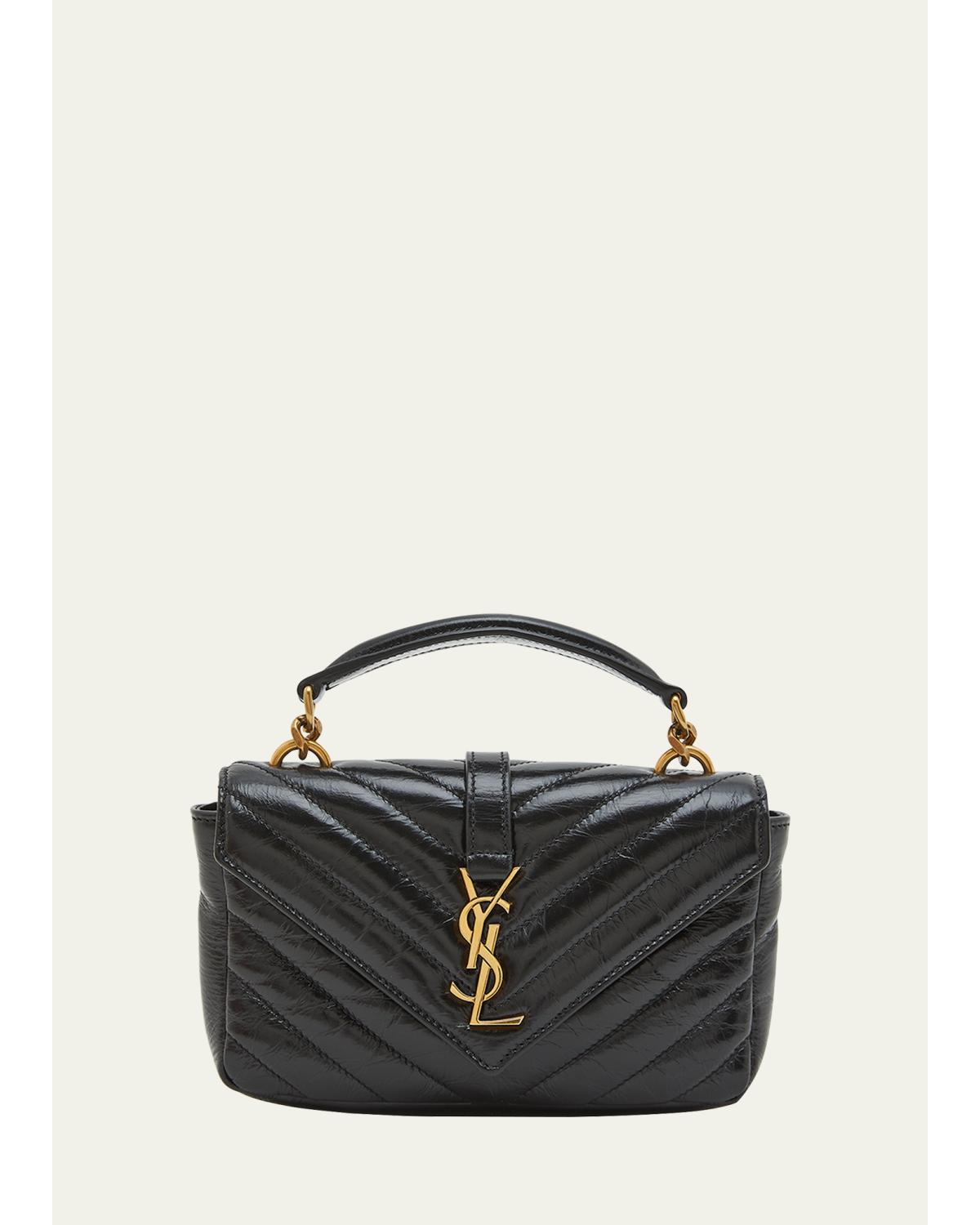 College Mini YSL Quilted Crossbody Bag