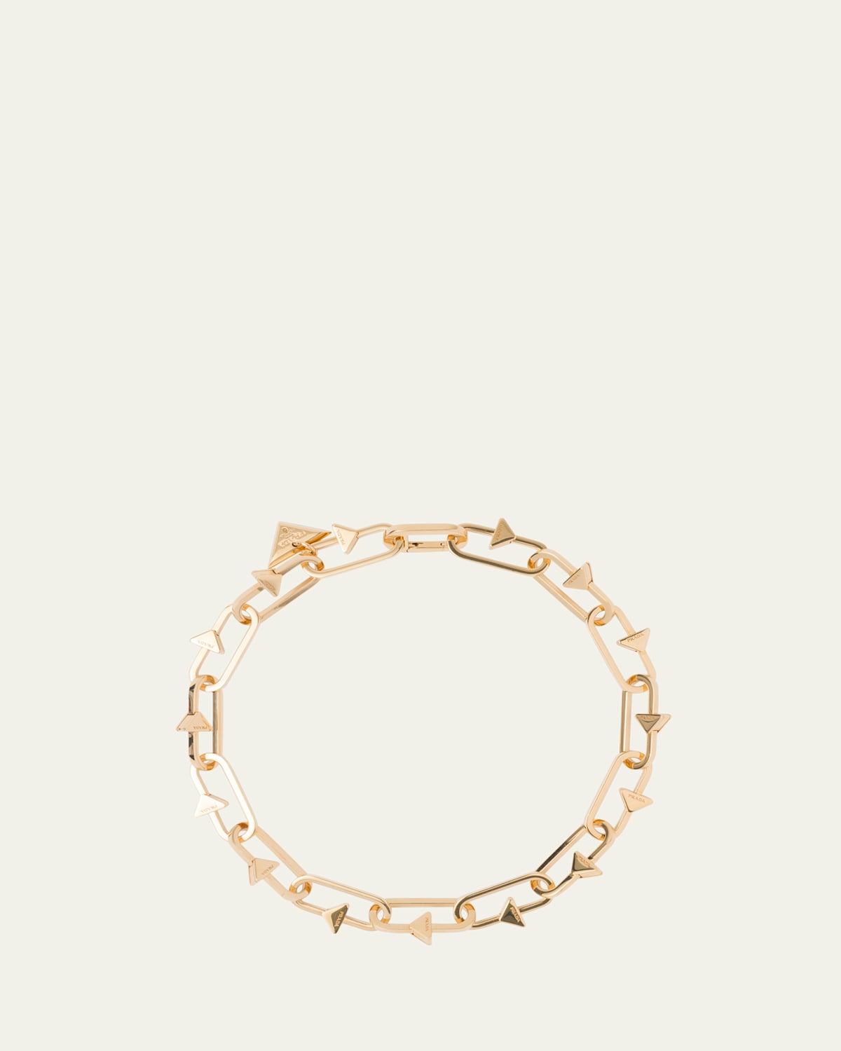 Triangle Chain Brass Necklace