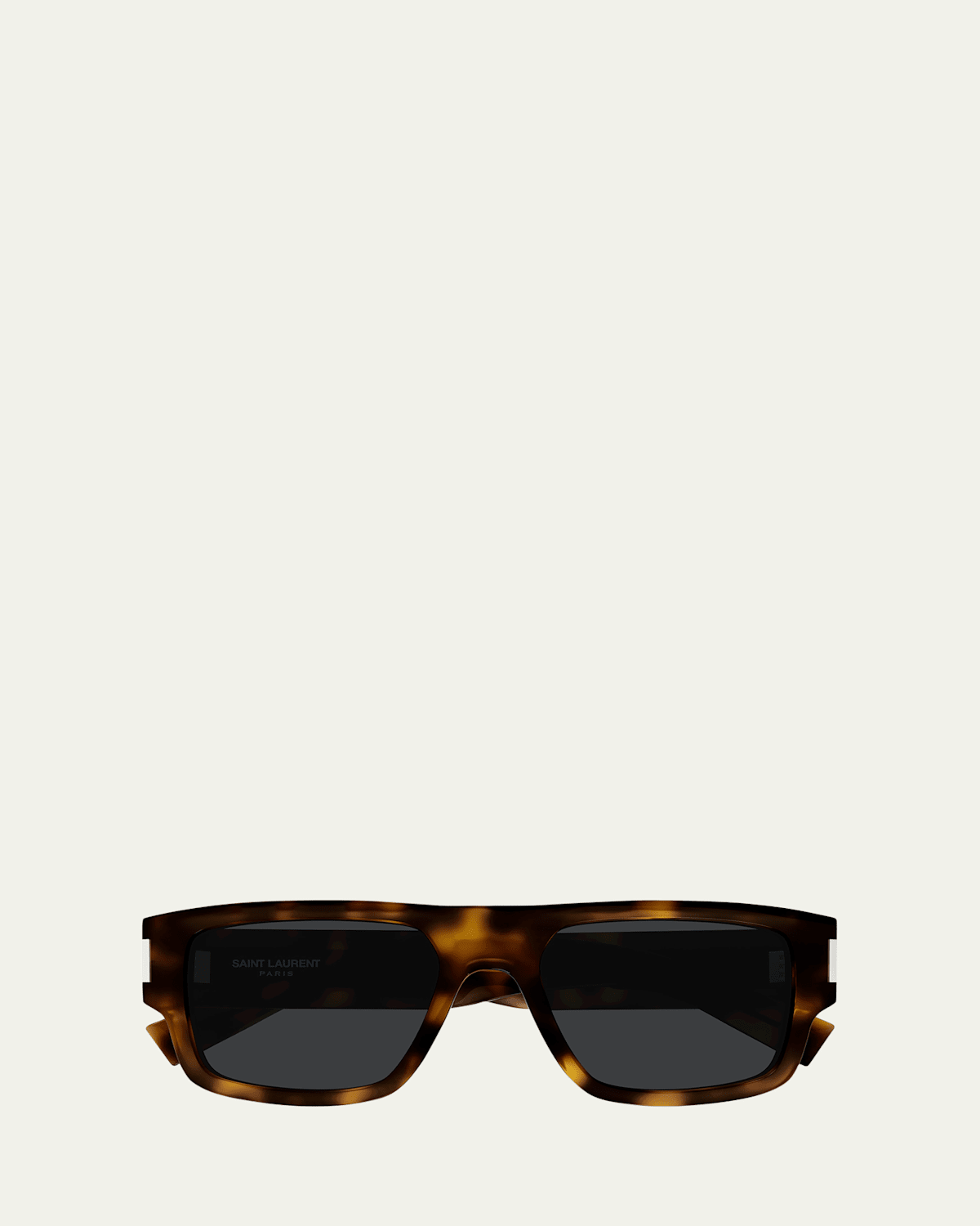 Saint Laurent Eyewear Square Frame Sunglasses In Havana