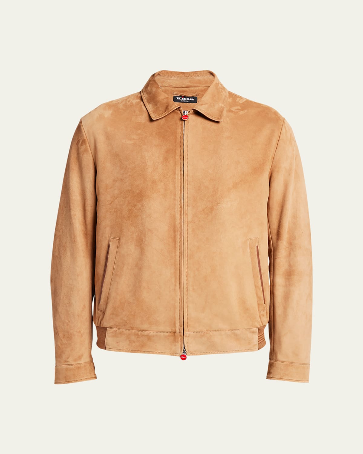 Men's Suede Bomber Jacket