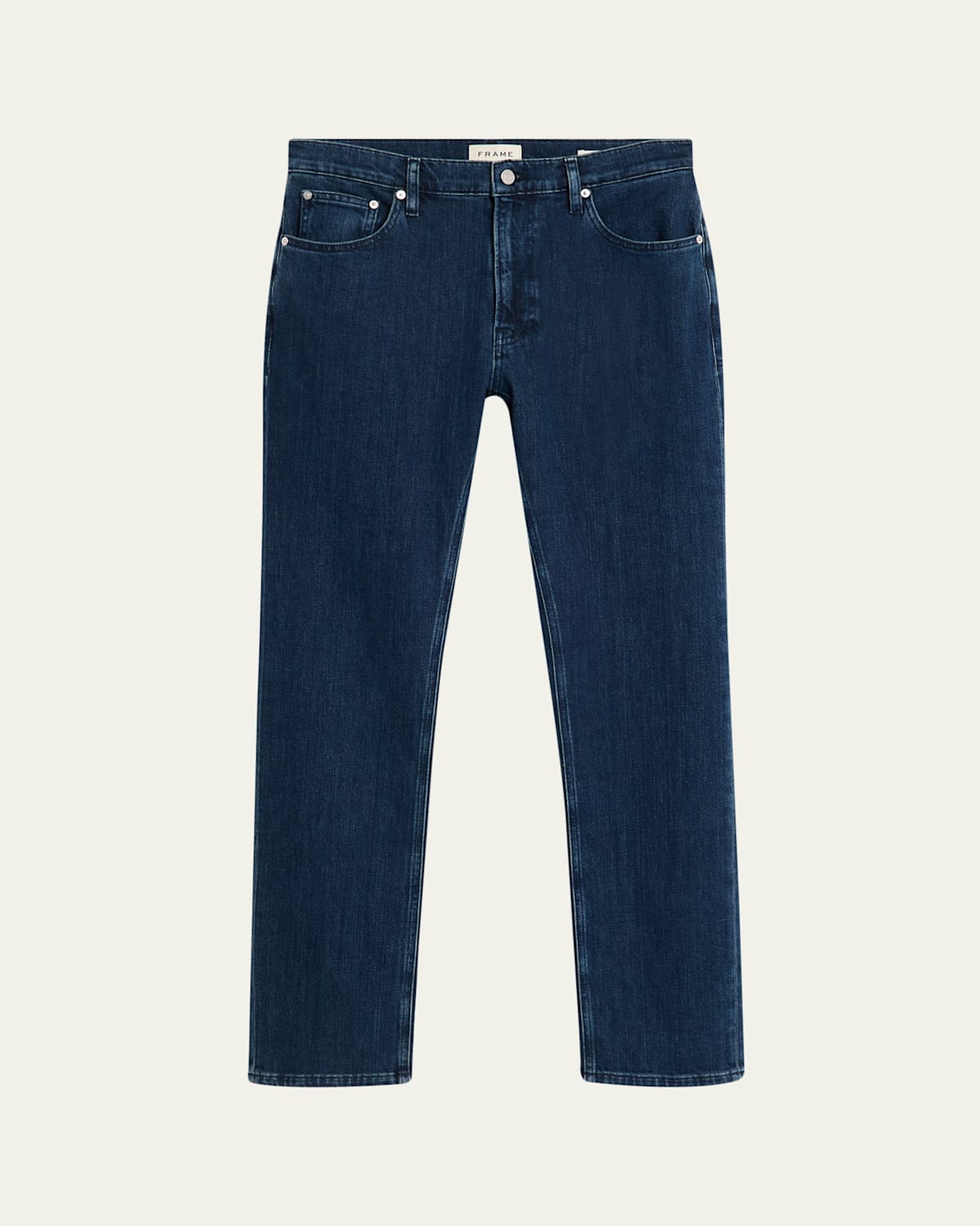 Frame Jetset Modern Straight Denim Jeans In Blue