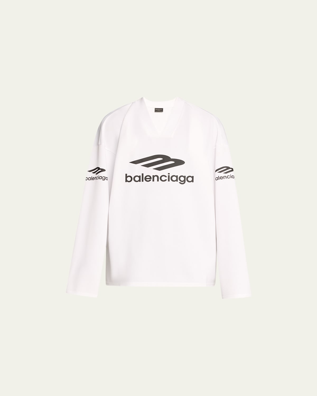 Balenciaga Men's 3b Sports Icon Ski T-shirt In White | ModeSens