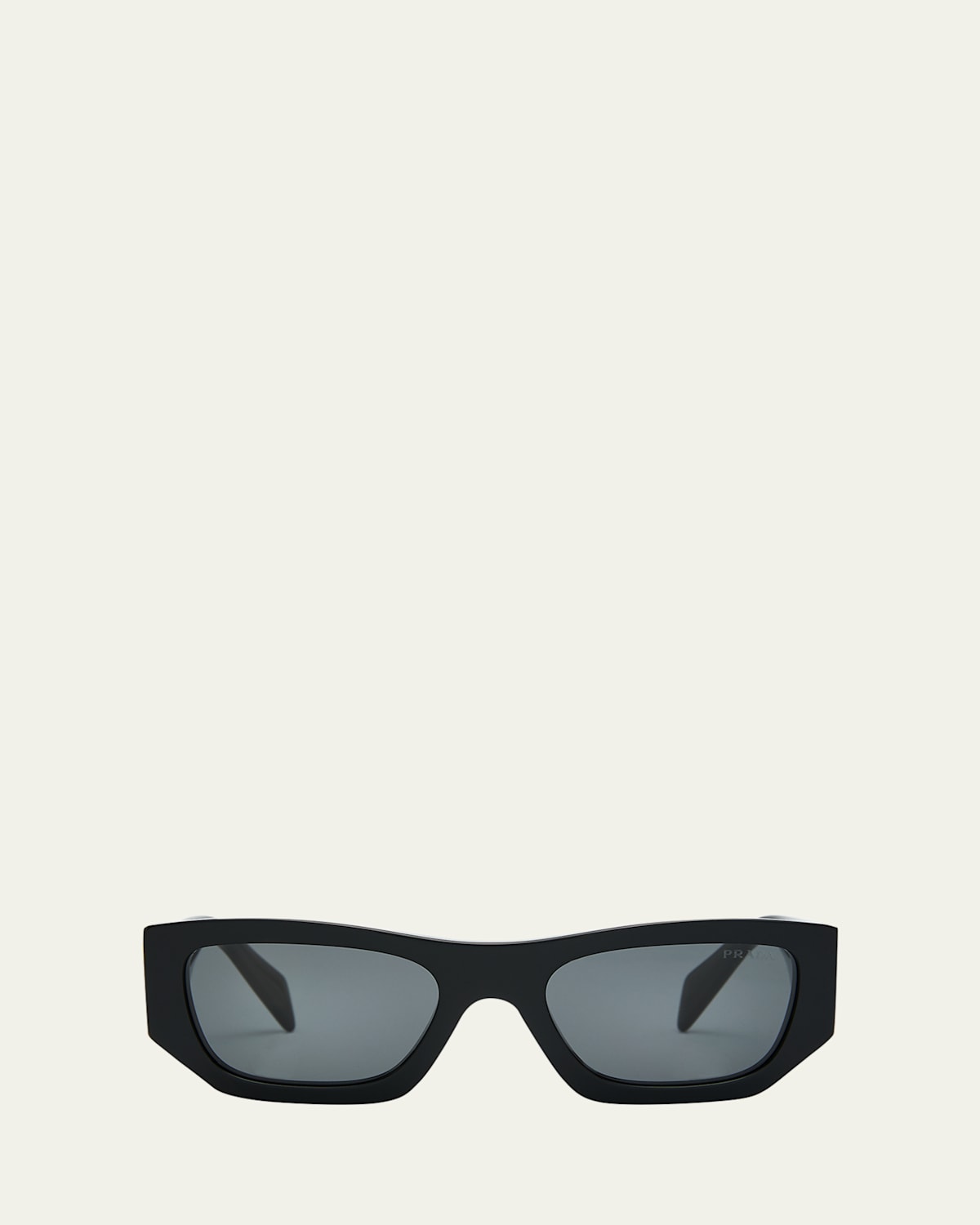 Prada Men's Acetate Rectangle Sunglasses