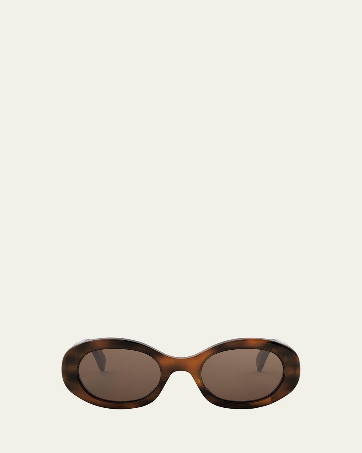 Celine Triomphe Acetate Oval Sunglasses