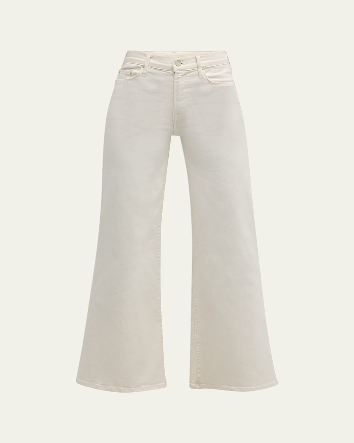 Mother The Twister Skimp Jeans In Cream Puff Cfs