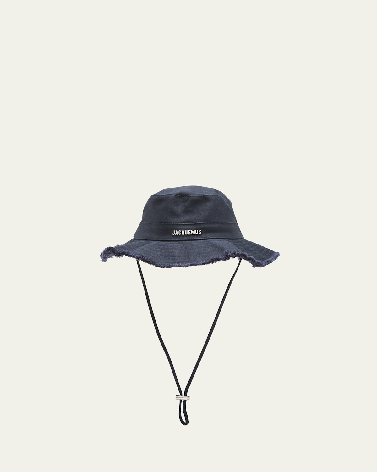 JACQUEMUS MEN'S LE BOB ARTICHAUT FRAYED BUCKET HAT