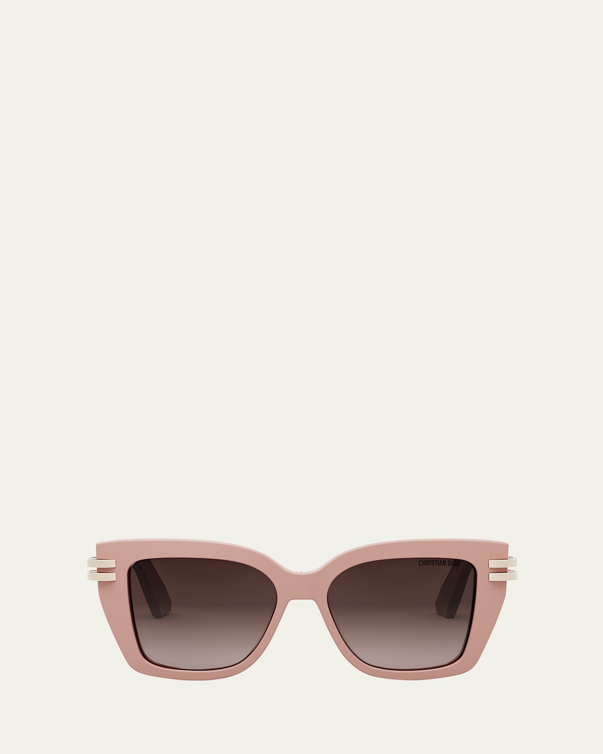 Dior Full-frame Sunglasses In Shiny Pink Gradient Brown