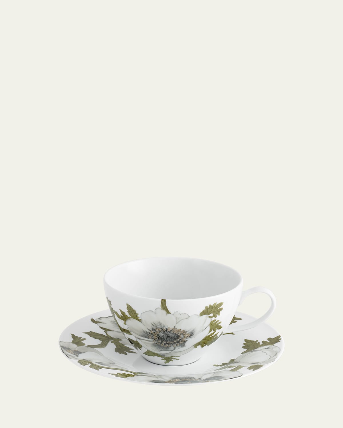 Michael Aram Anemone Tea Cup & Saucer In White