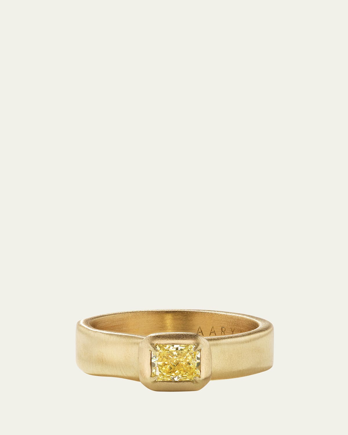 18K Yellow Diamond Nioma Ring