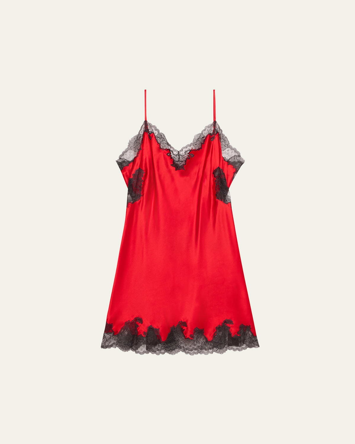 Lolita Lace-Trim Silk Camisole
