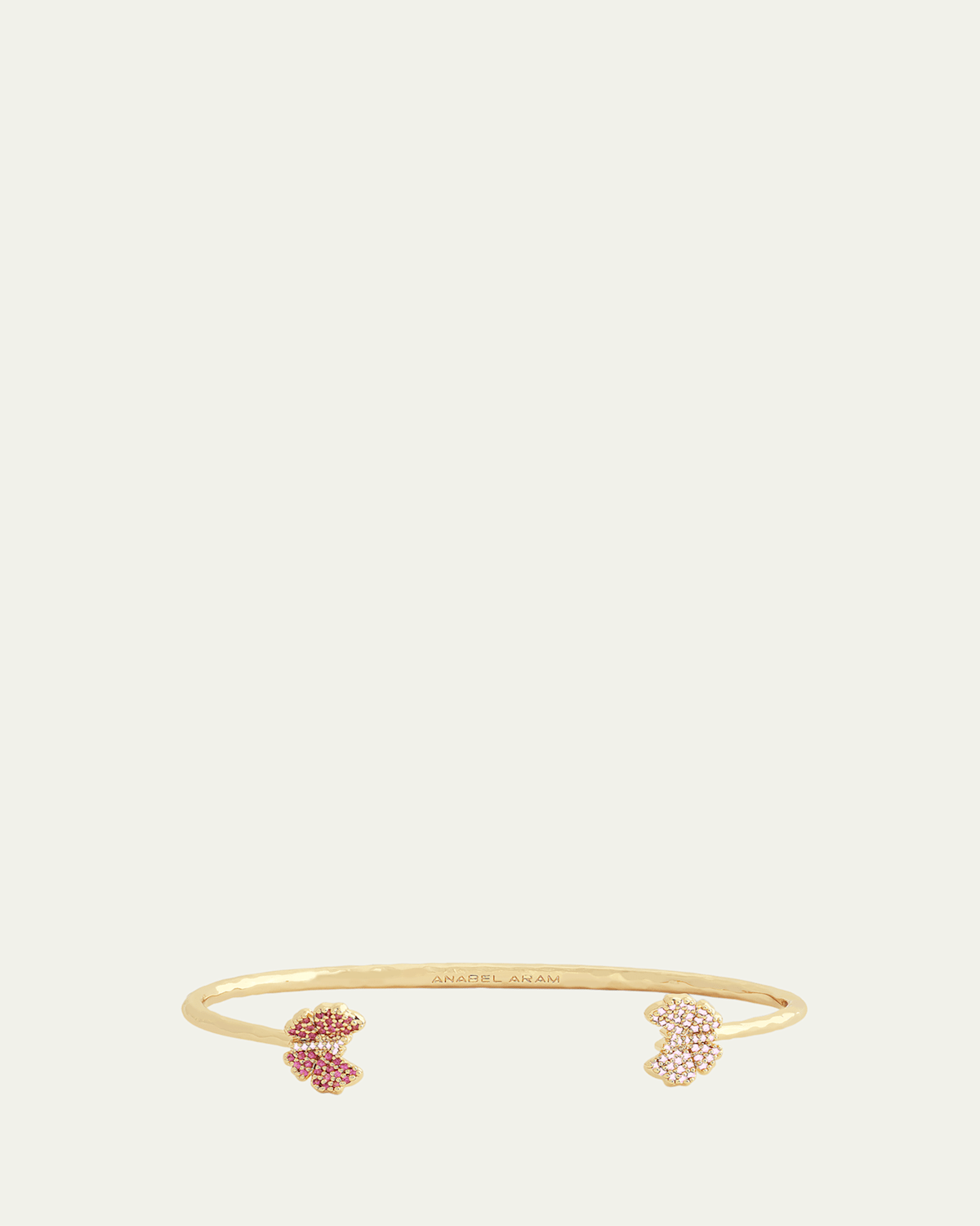 Cubic Zirconia Butterfly Bangle Bracelet