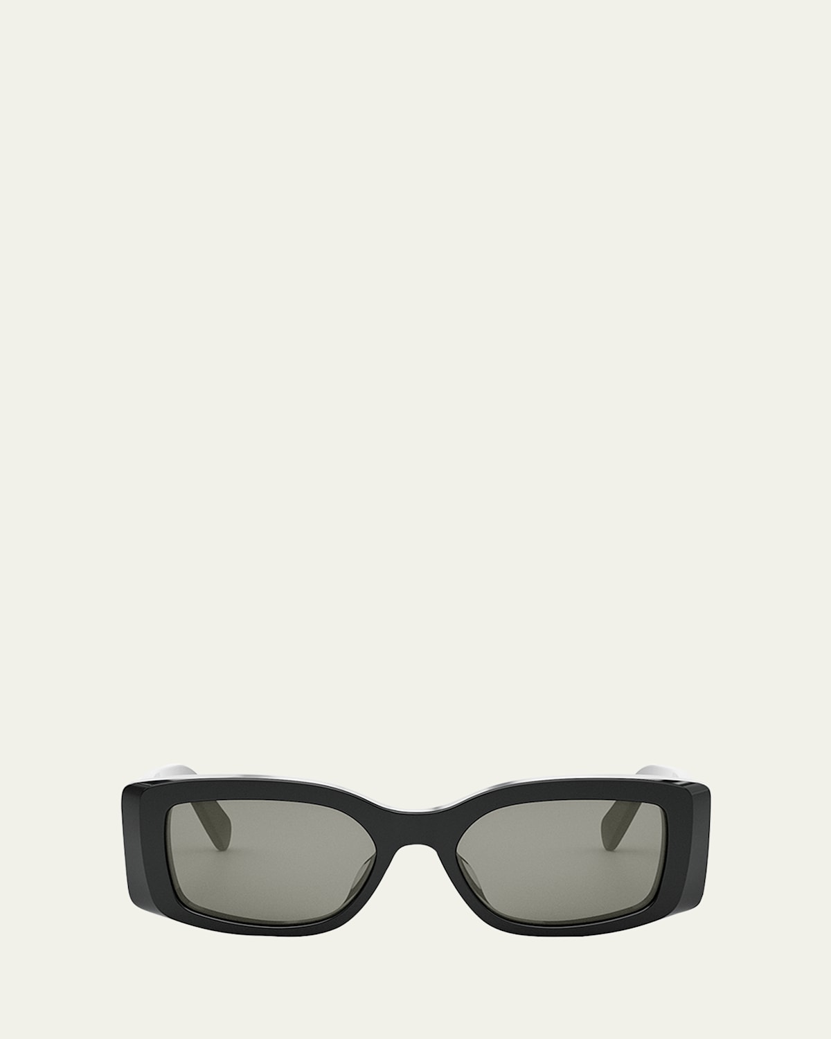 Men's Triomphe Rectangular Acetate Sunglasses