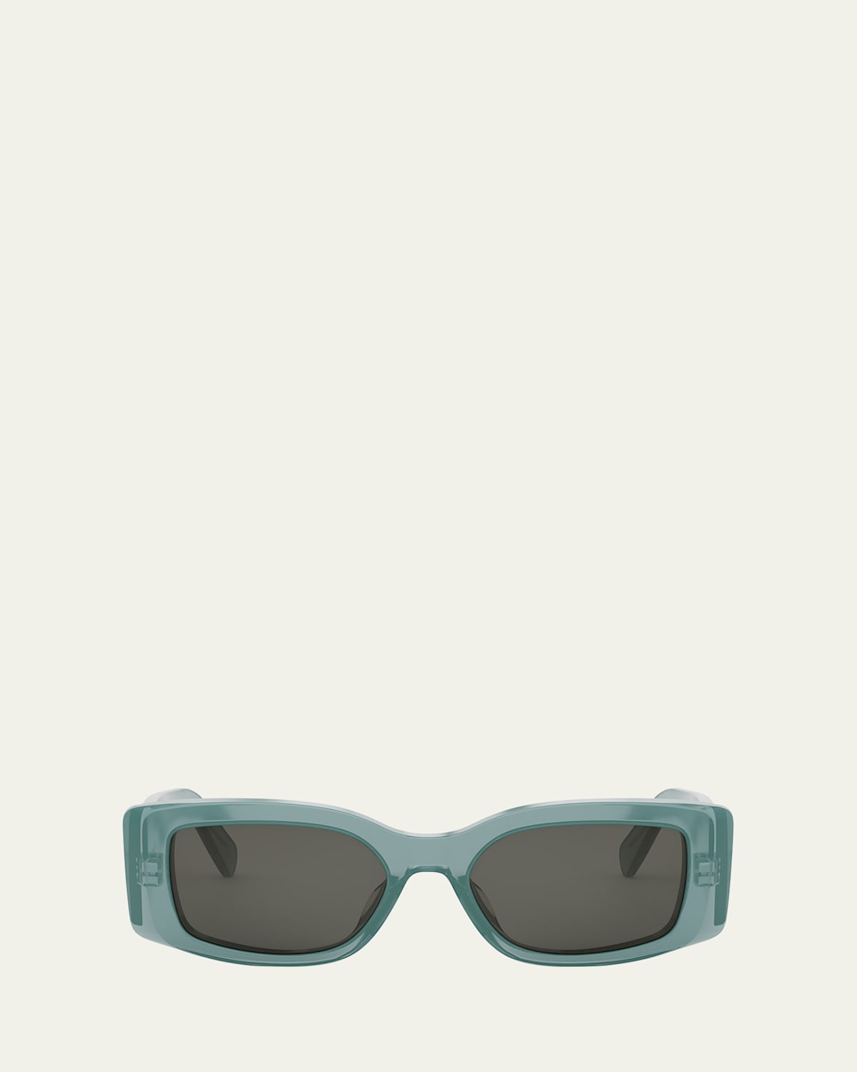 Men's Triomphe Rectangular Acetate Sunglasses