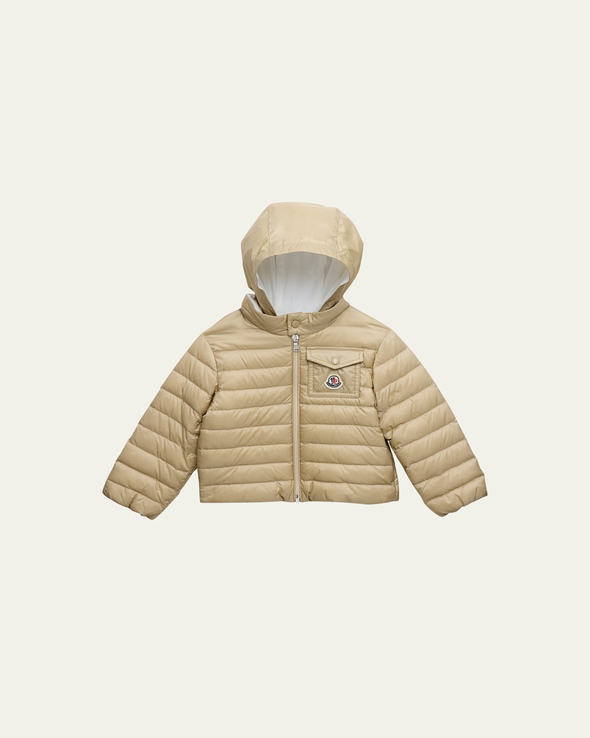MONCLER BOY'S BAIGAL HOODED PUFFER JACKET 