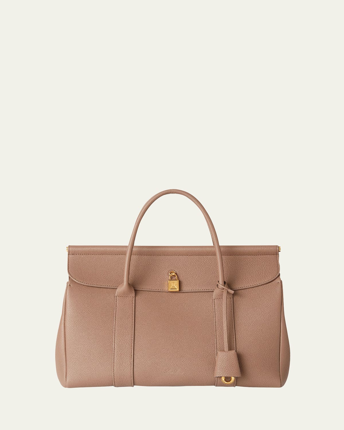 Loom 32 Grained Leather Top-Handle Bag