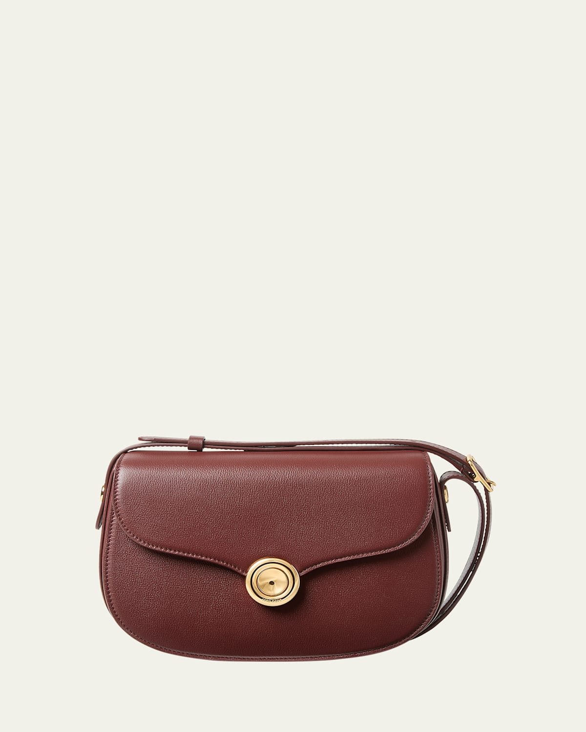 Loro Piana Ghiera Small Leather Crossbody Bag In Smoked Caramel