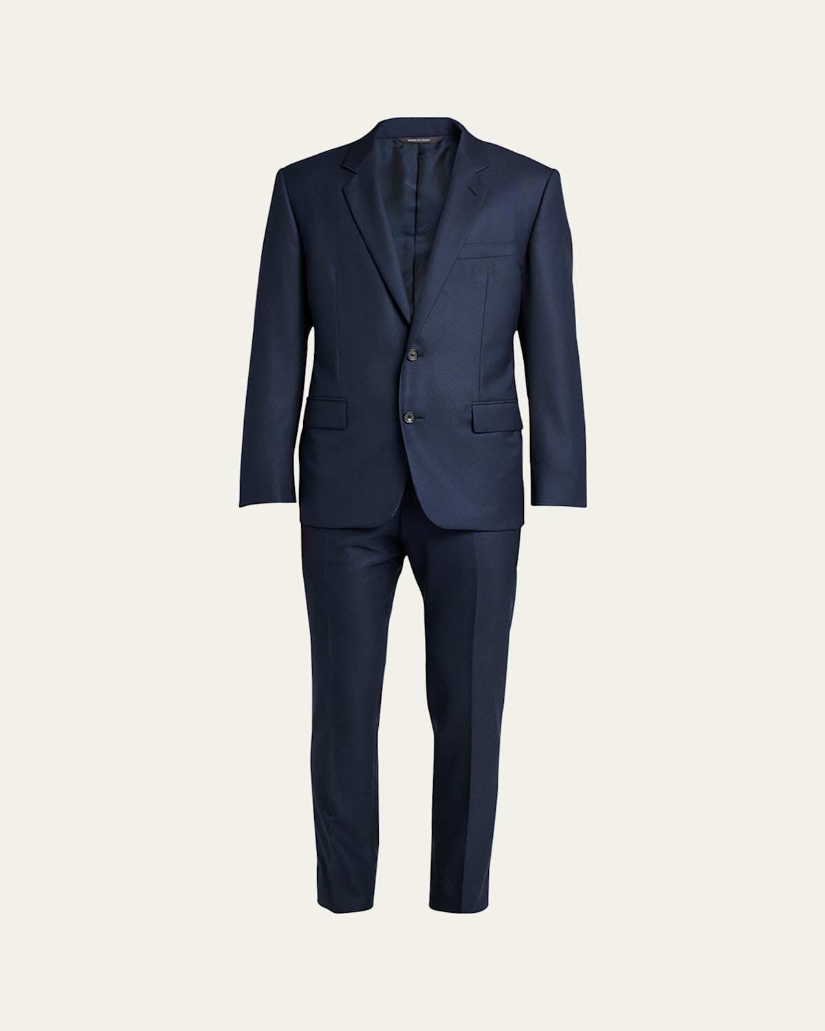 Men's Modern-Fit Wool Two-Button Suit